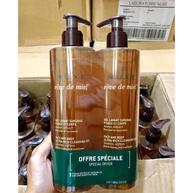 SỮA RỬA MẶT TINH CHẤT MẬT ONG NUXE 200ml
