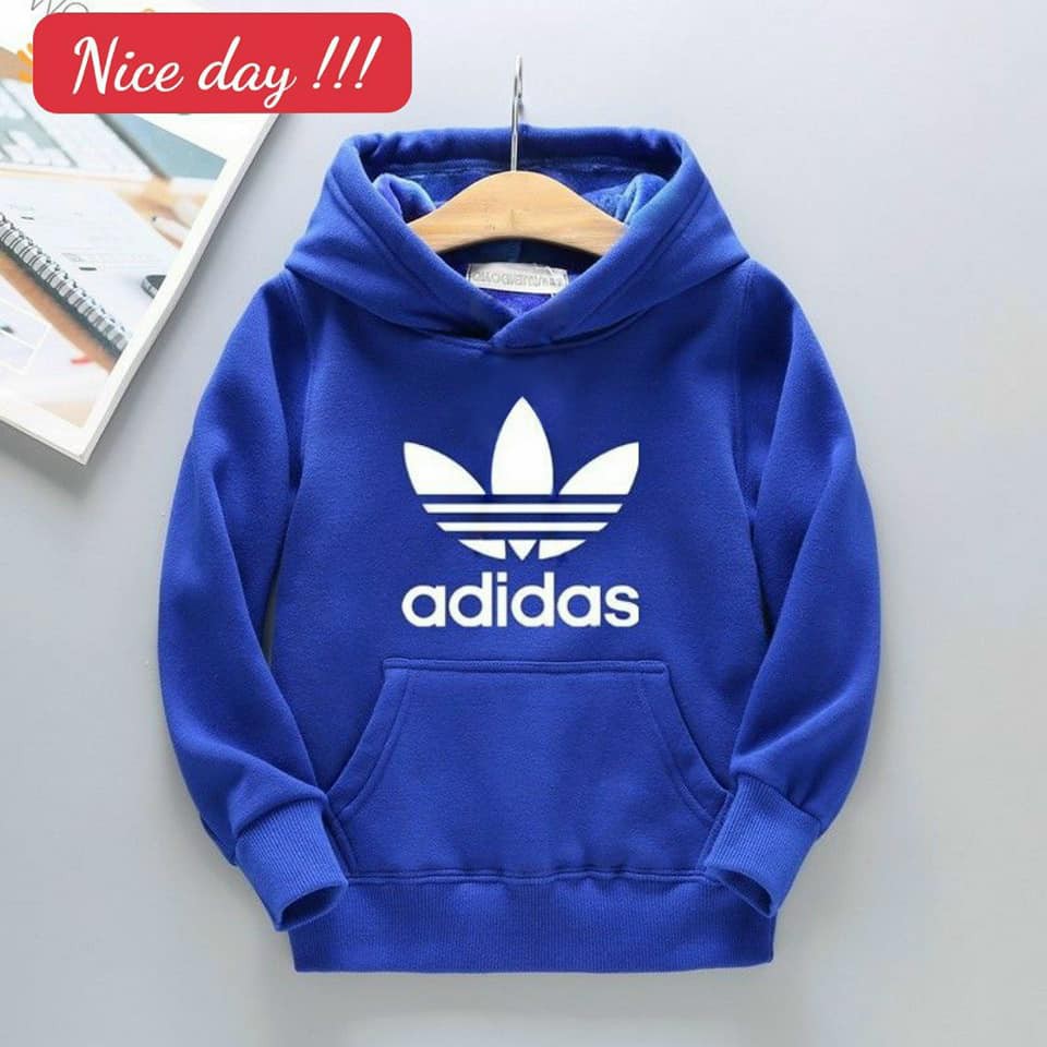 Áo hoodie bé trai bé gái phong cách thể thao ấm áp mùa mưa hàng VNXK