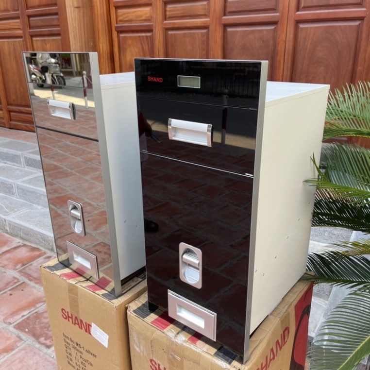 Thùng Gạo Thông Minh Tủ Bếp Dưới Mặt Gương Hiện Thị Đồng Hồ Điện Tử SHAND