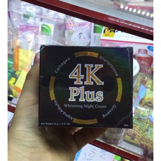 Kem dưỡng trắng da mặt ban đêm 4k plus whitening night cream xuất xứ thái lan