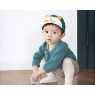 Mũ Lưỡi Trai Cho Bé In Chữ Hello