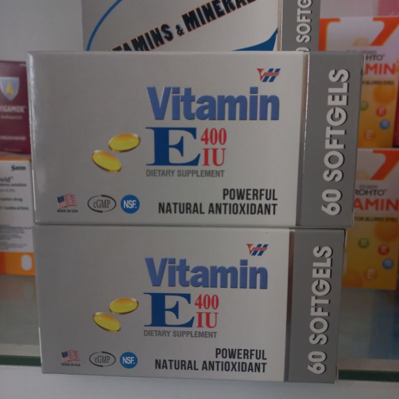 Nhập khẩu chính hãng Viên uống Vitamin E của Mỹ  hộp 60v Vitamin &amp; minerals hộp 60 viên