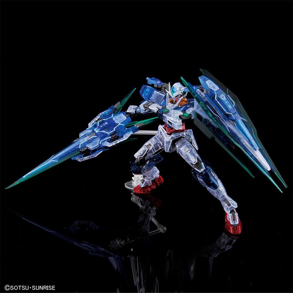 Mô hình lắp ráp RG 1/144 00 Qan[T] 00Q Full Saber Clear Color - Gundam Base Bandai Limited