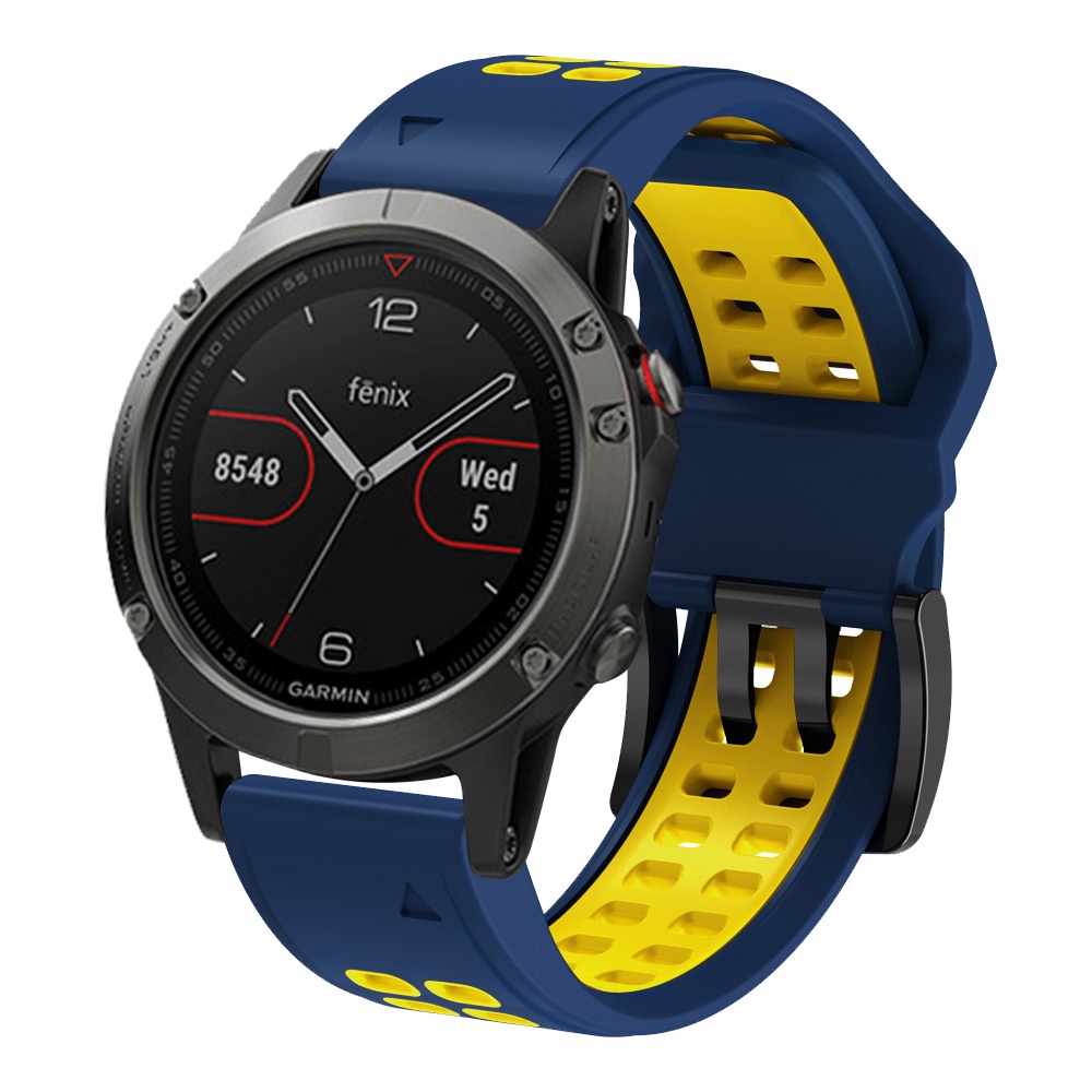 Dây Đeo Bằng Silicone Cho Đồng Hồ Thông Minh Garmin Fenix 7 7X 6 6X Pro 5 5X Plus 3HR/EPIX/Intinct 2 2S 22Mm