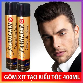Keo xịt tóc tạo kiểu Familiar giúp cho bạn định hình tóc theo ý muốn, tạo kiểu giữ nếp, sang trọng chai 400ml