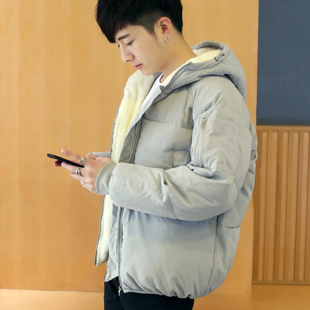 ÁO PHAO NAM LÓT LÔNG SIÊU ẤM MẶC MÙA RÉT ĐẠI HÀN PHONG CÁCH HÀN QUỐC DÁNG BOOMBER