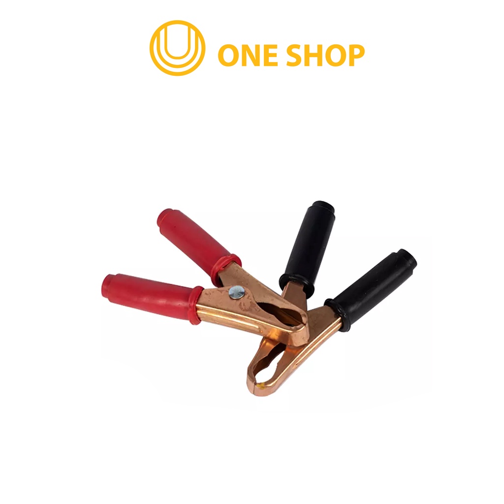 Kẹp Bình Ắc Quy To 8cm (1 Đỏ - 1 Đen)