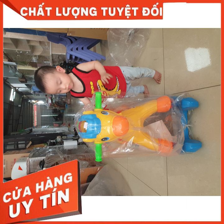 Ngựa bập bênh nhựa chợ lớn loại ĐẠI cho bé