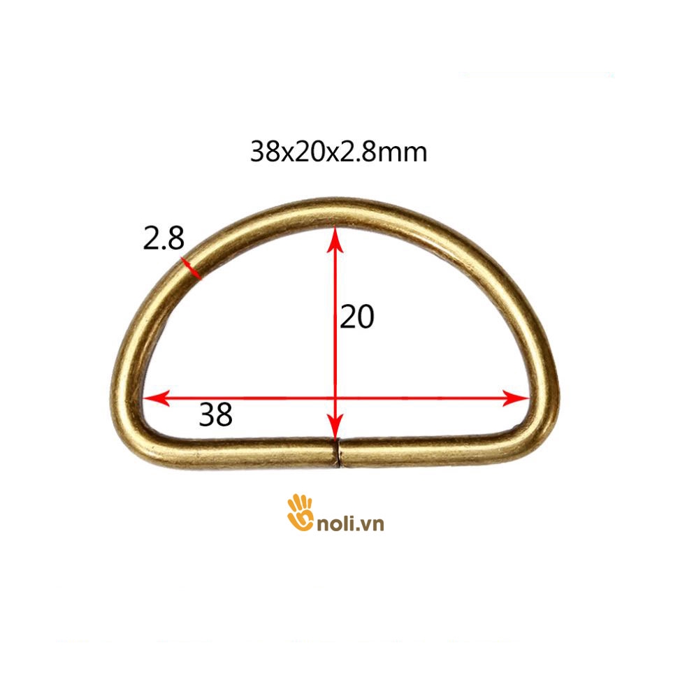 Khoen D 38mm (1 chiếc)