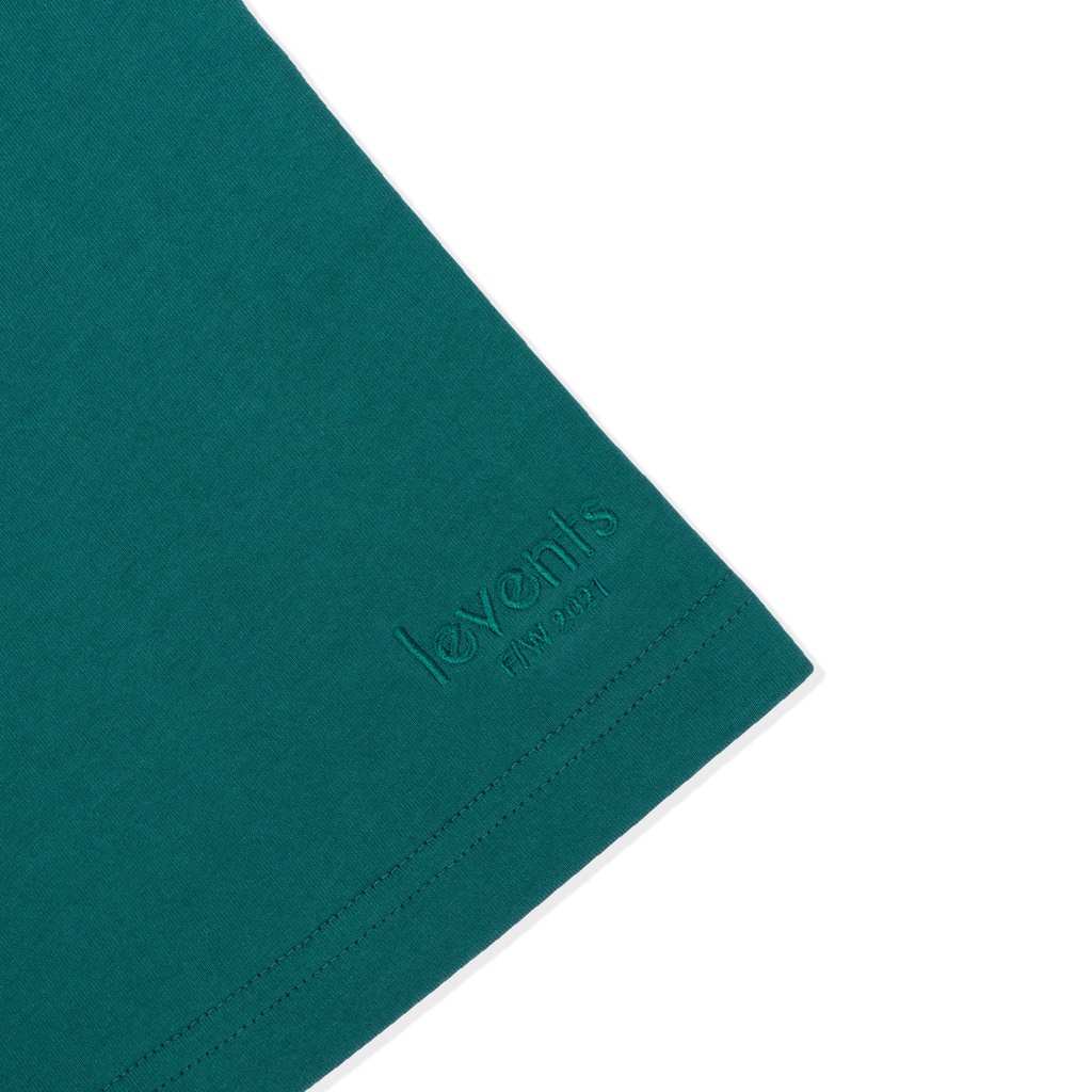 Áo Thun Levents Velvet Mini Popular Logo/ Dark Green