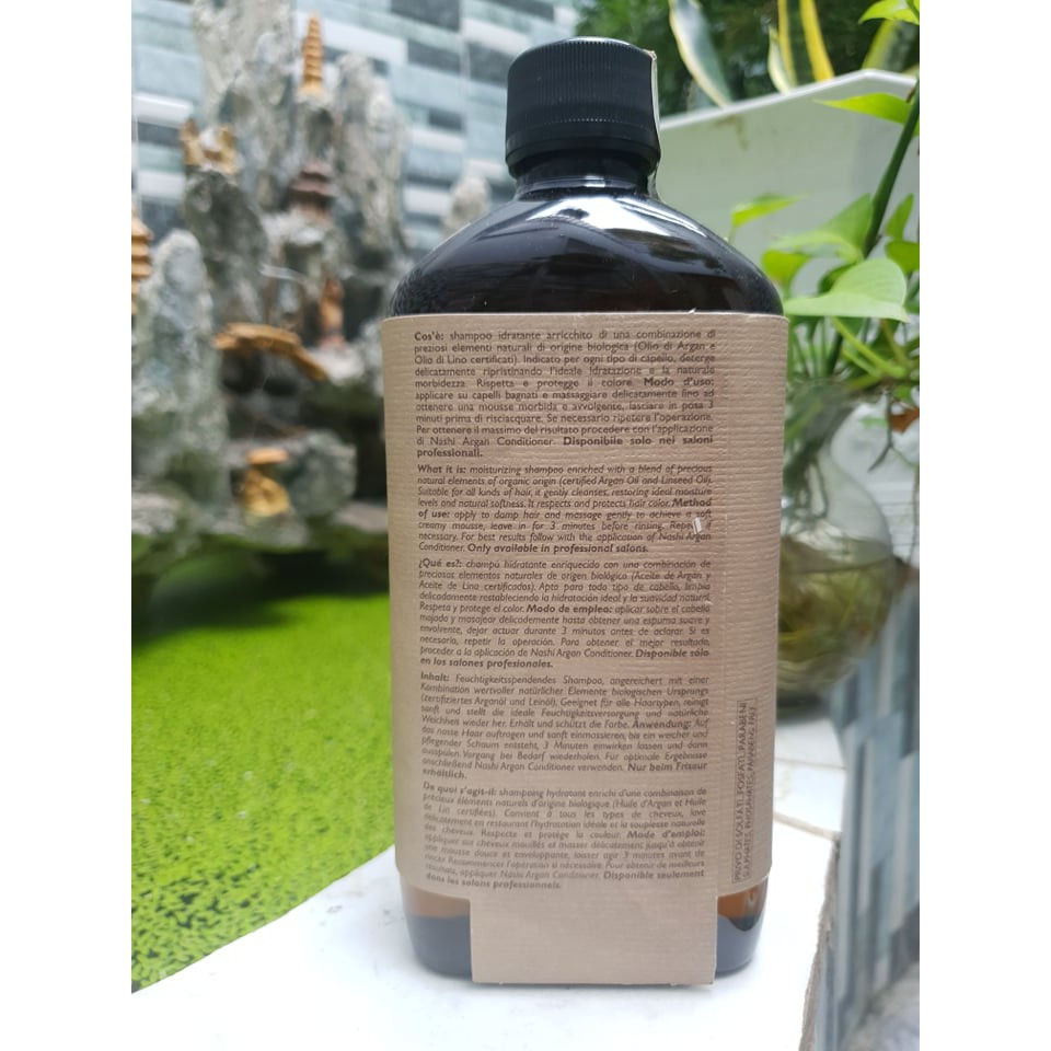 [ NASHI-CHÍNH HÃNG ] DẦU GỘI XẢ PHỤC HỒI HƯ TỔN NASHI ARGAN 200ML