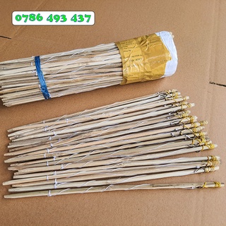50 Cần Câu Cắm Ếch dùng lưỡi ó, tóm sẵn, vót bằng tre gai