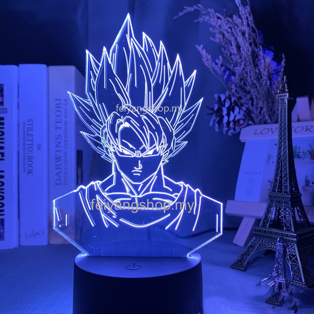 Đèn LED 3D hình nhân vật SonGohan trong Dragon Ball