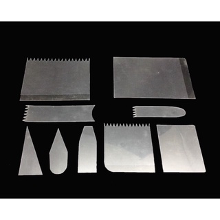 Bộ 9 miếng mica mềm chà láng bánh kem