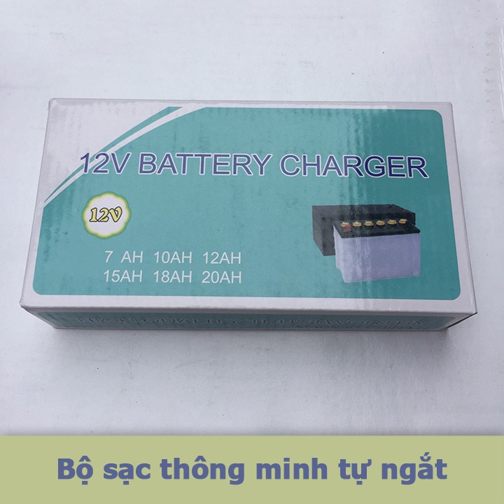 Sạc Bình Ắc Quy 12v Xe Máy Tự Ngắt Dòng Sạc 2A