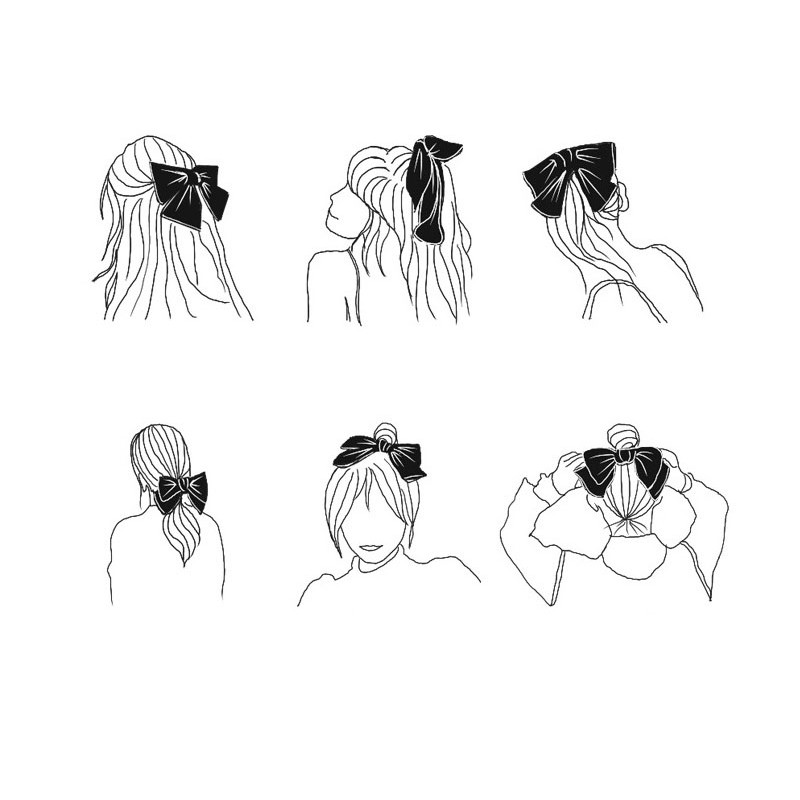 Kẹp tóc 🌺SOPHIE🌺 kẹp nơ bản to xinh xắn - kẹp tóc Hàn Quốc [Shop chuyên sỉ lẻ]
