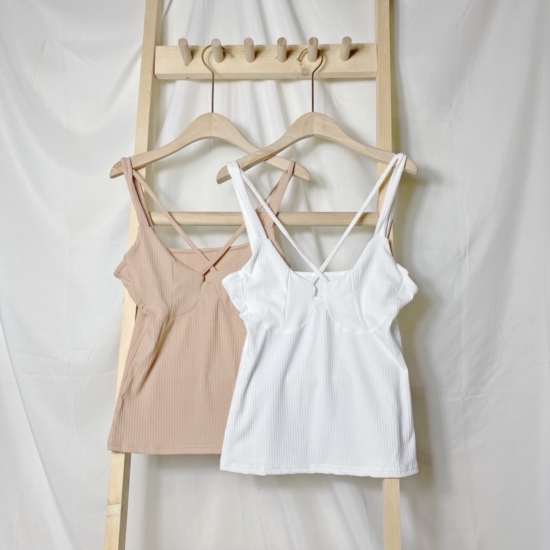 Áo 2s thun tăm chéo ngực ( không lót )