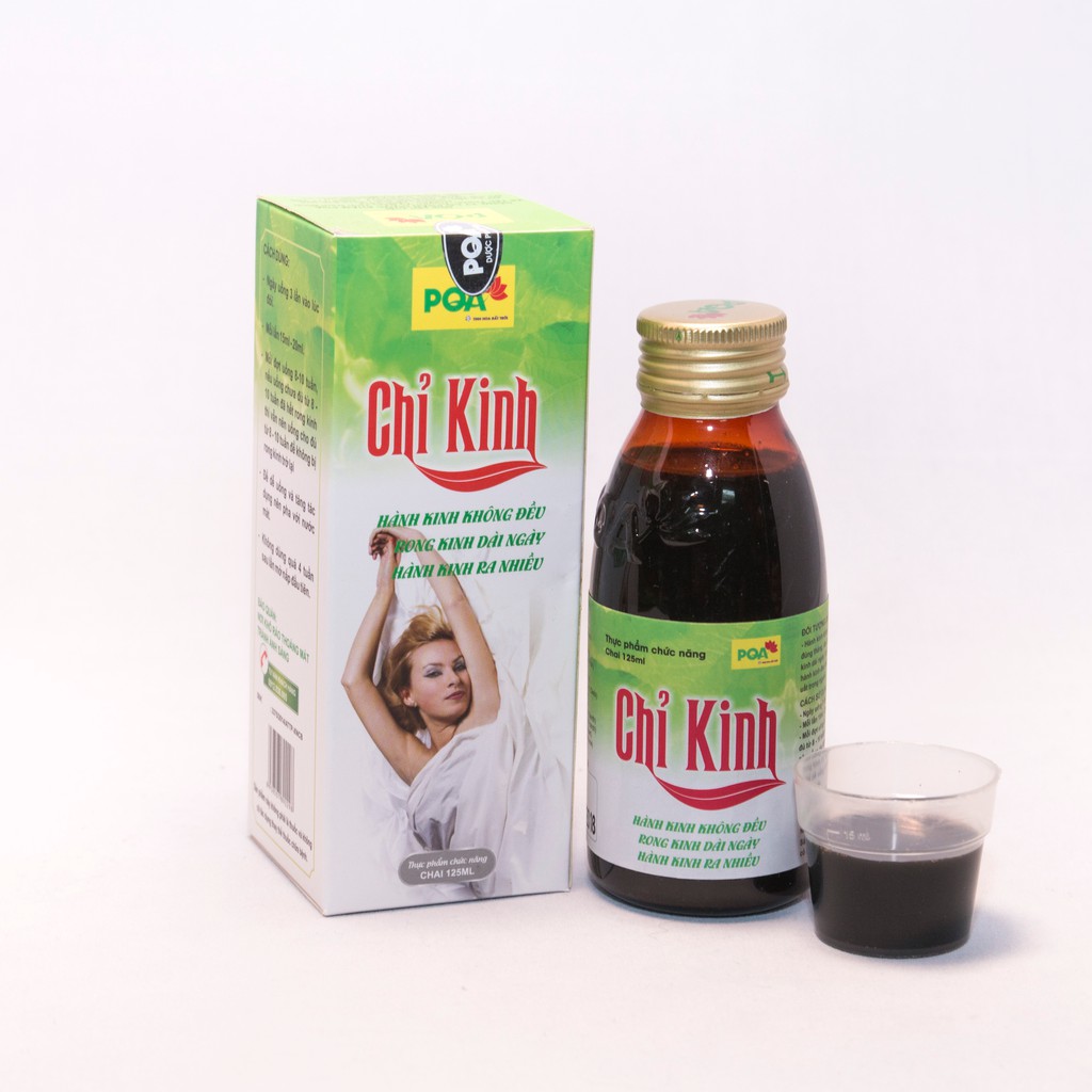 [Hàng chính hãng] PQA Chỉ kinh- Điều kinh dùng cho người đau bụng kinh chai 125ml.