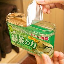 Hộp khử mùi tủ giày hương trà xanh 150g - Nhật Bản