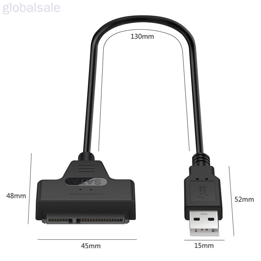 Dây Cáp Chuyển Đổi Ổ Cứng Hdd Sata 3 Sang Usb Ssd 2.5 Inch Với 22 chấu Usb 2.0