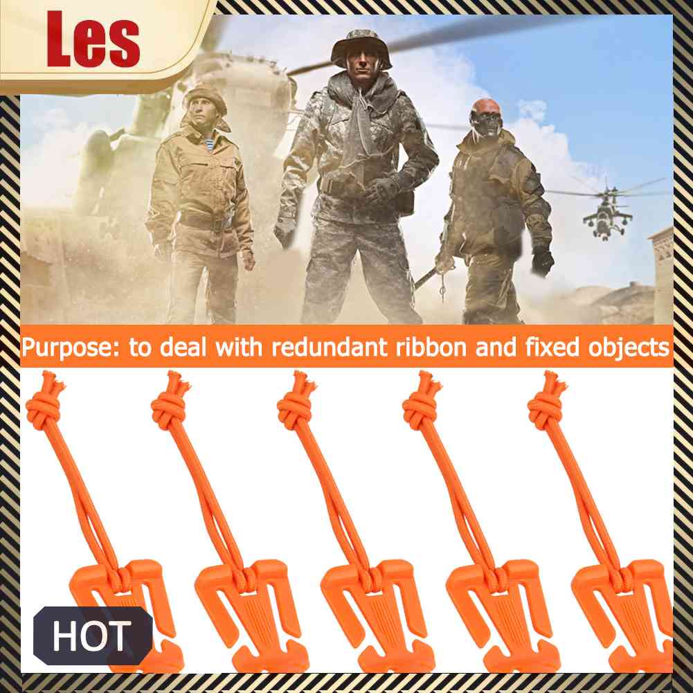 Set 5 Khóa Dây Thừng EDC Co Giãn