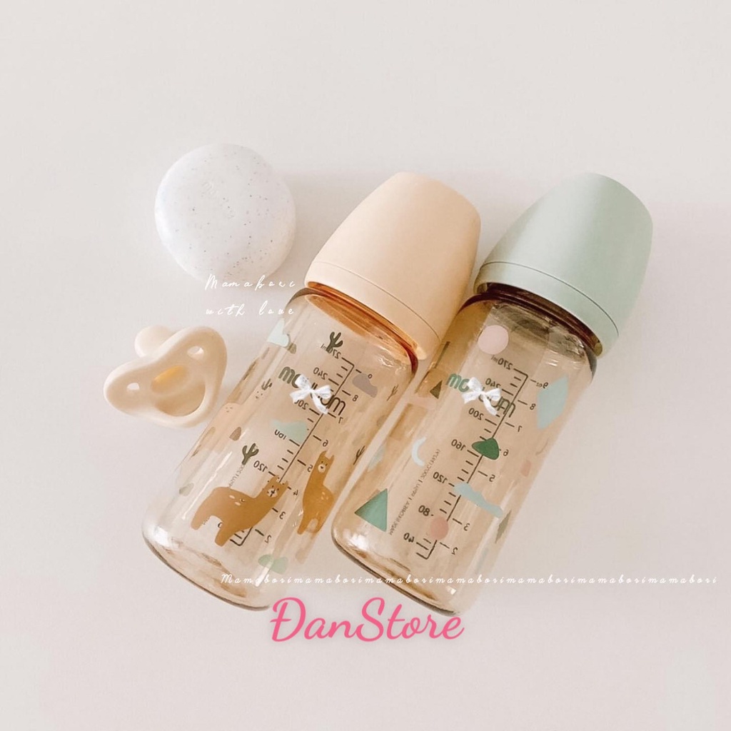 Bình sữa Moyuum lạc đà 170ml 270ml, bình sữa moyuum vàng chính hãng Hàn Quốc