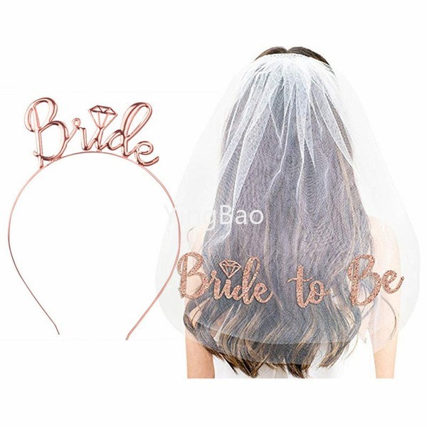 1 Bộ Hình Xăm Dán Bride To Be Satin Thắt Nơ Trang Trí Tiệc Cưới