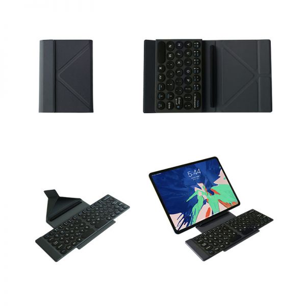 BÀN PHÍM BLUETOOTH GẬP KHÔNG DÂY MIPOW MINI SLIM-FOLD MỎNG NHẤT THẾ GIỚI 3,5 MM CHỐNG NƯỚC KIÊM TÚI GIÁ ĐỠ