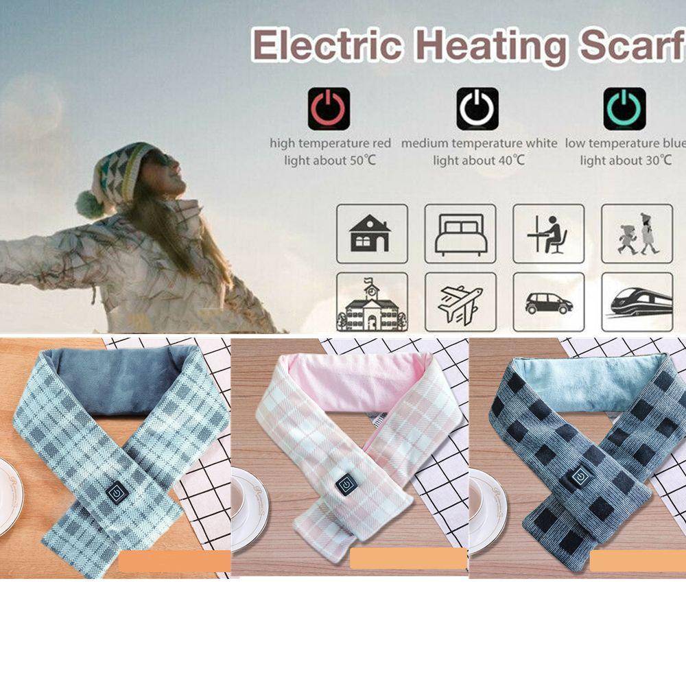 Khăn Quàng Cổ Sưởi Ấm Bằng Điện Có Thể Sạc Lại Bằng Cổng USB Dành Cho Nam Nữ