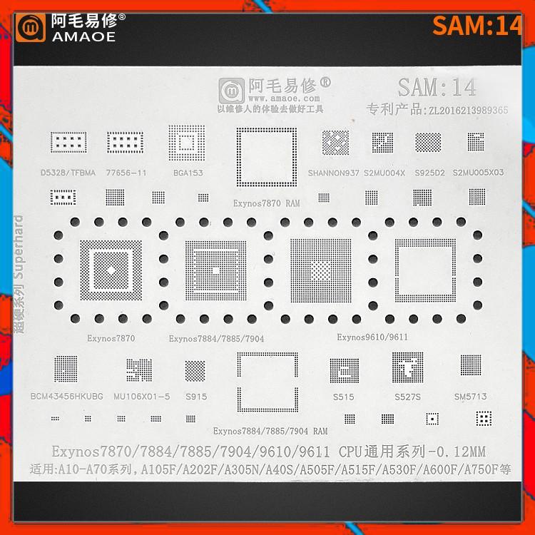 Vỉ làm chân Amaoe SAM14 hỗ trợ A10-A70 (A105F/A202F/A305N/A40S/A505F/A515F/A530F/A600F/A750F)