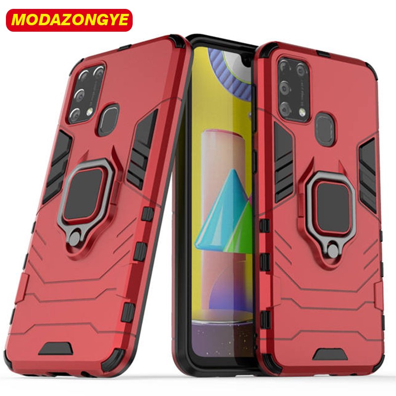 Ốp lưng Samsung Galaxy M31 Vỏ giáp chống sốc cứng có chân đế Vỏ điện thoại Samsung M31