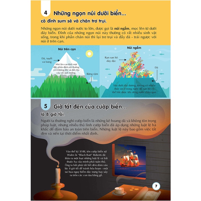 Sách thiếu nhi - 100 Bí ẩn đáng kinh ngạc về các đại dương - 100 Things to know about the oceans
