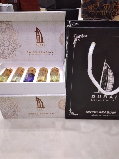 Set 5 chai Tinh dầu nước hoa Dubai | Thế Giới Skin Care