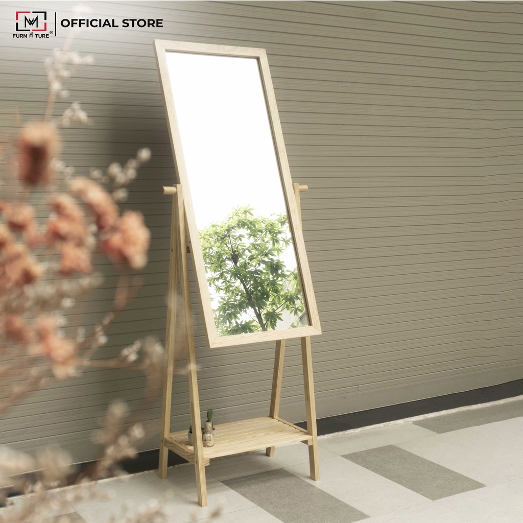 Gương kệ chữ a soi toàn thân size 50x170 thương hiệu MW FURNITURE - Nội thất trang trí kiểu hàn
