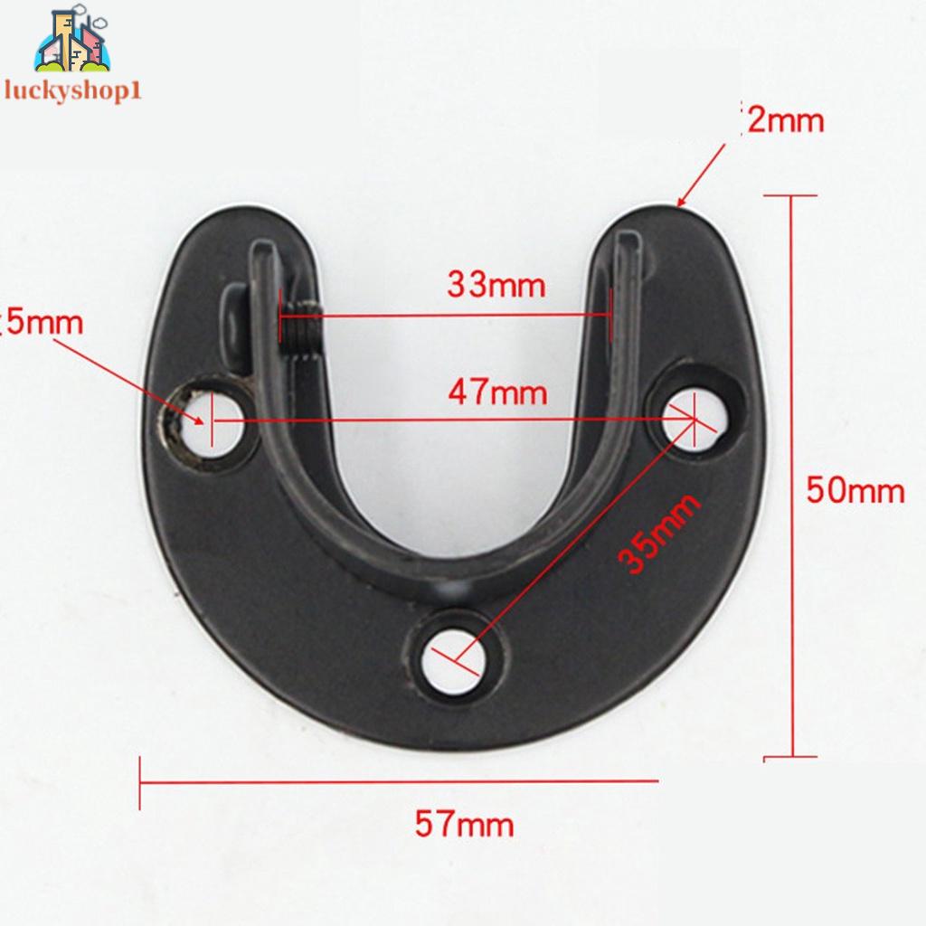 Set 2 Giá Đỡ Thanh Treo Quần Áo Bằng Thép Không Gỉ Tiện Dụng #An#44629#Atg483