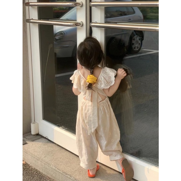 JUMPSUIT HỞ LƯNG HÀN QUỐC CHO BÉ GÁI