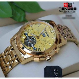 Đồng Hồ NamTevise máy cơ Automatic dây thép không gỉ cao cấp
