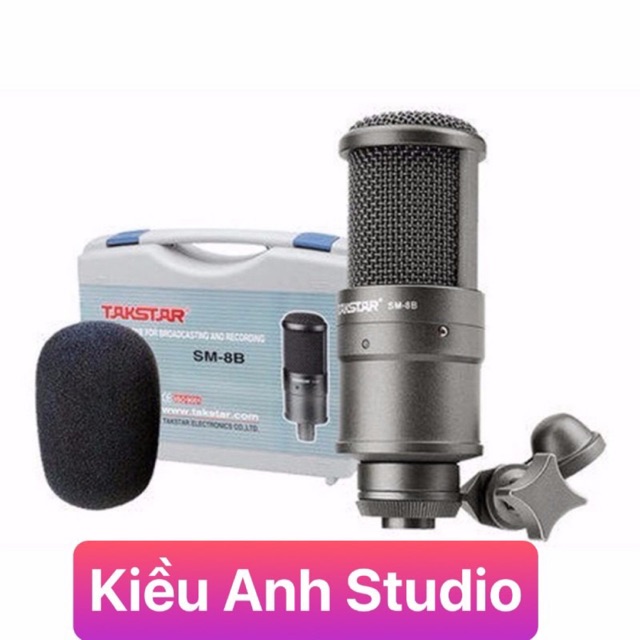 Mic thu Âm Livestream Takstar SM8B hàng chính hãng âm thanh cực hay