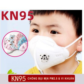 [Có van dễ thở] Khẩu trang KN95 cho trẻ em - Khẩu trang y tế cho trẻ em chống bụi mịn, kháng khuẩn