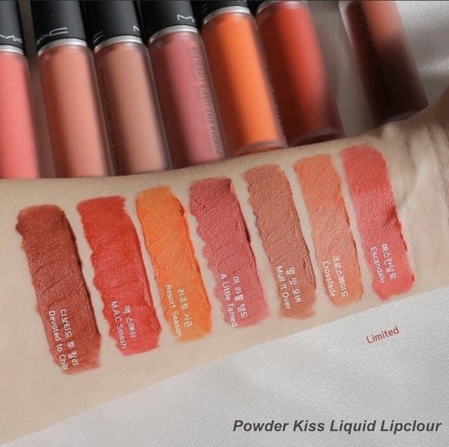 Son kem mac Powder kiss liquid lip colour chuẩn auth | Thế Giới Skin Care