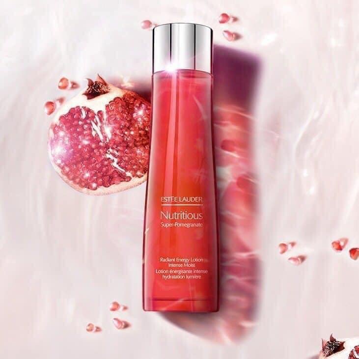 Nước hoa hồng Estee Lauder Nutritious Radiant Super-Pomegranate Energy Lotion