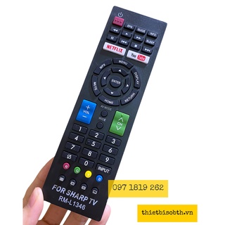 ĐIỀU KHIỂN TIVI SHARP SMART RM-L1346 - REMOTE TIVI SHARP GIÁ RẺ