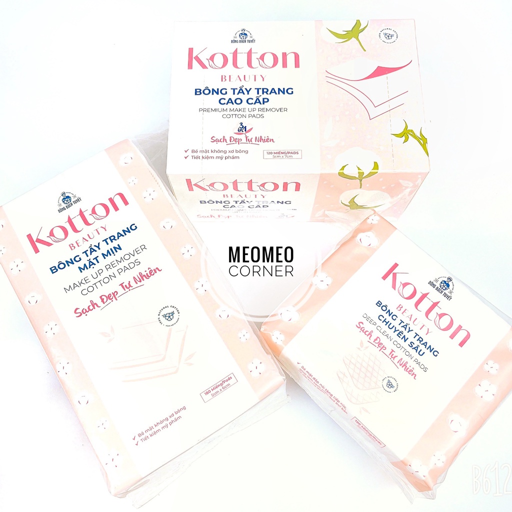 Bông Tẩy Trang Cotton Bề Mặt Mịn Kotton Beauty