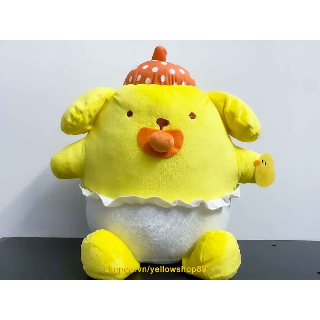 Gấu bông baby Pompompurin ngậm núm chính hãng Sanrio
