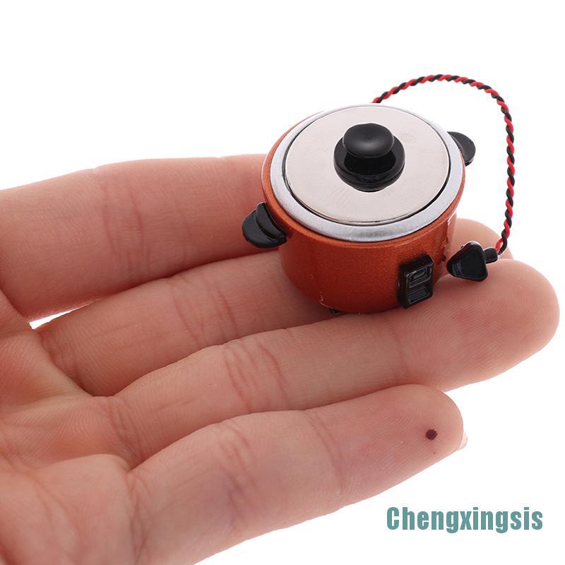 1 Mô Hình Nồi Cơm Trang Trí Nhà Búp Bê Tỉ Lệ 1: 1