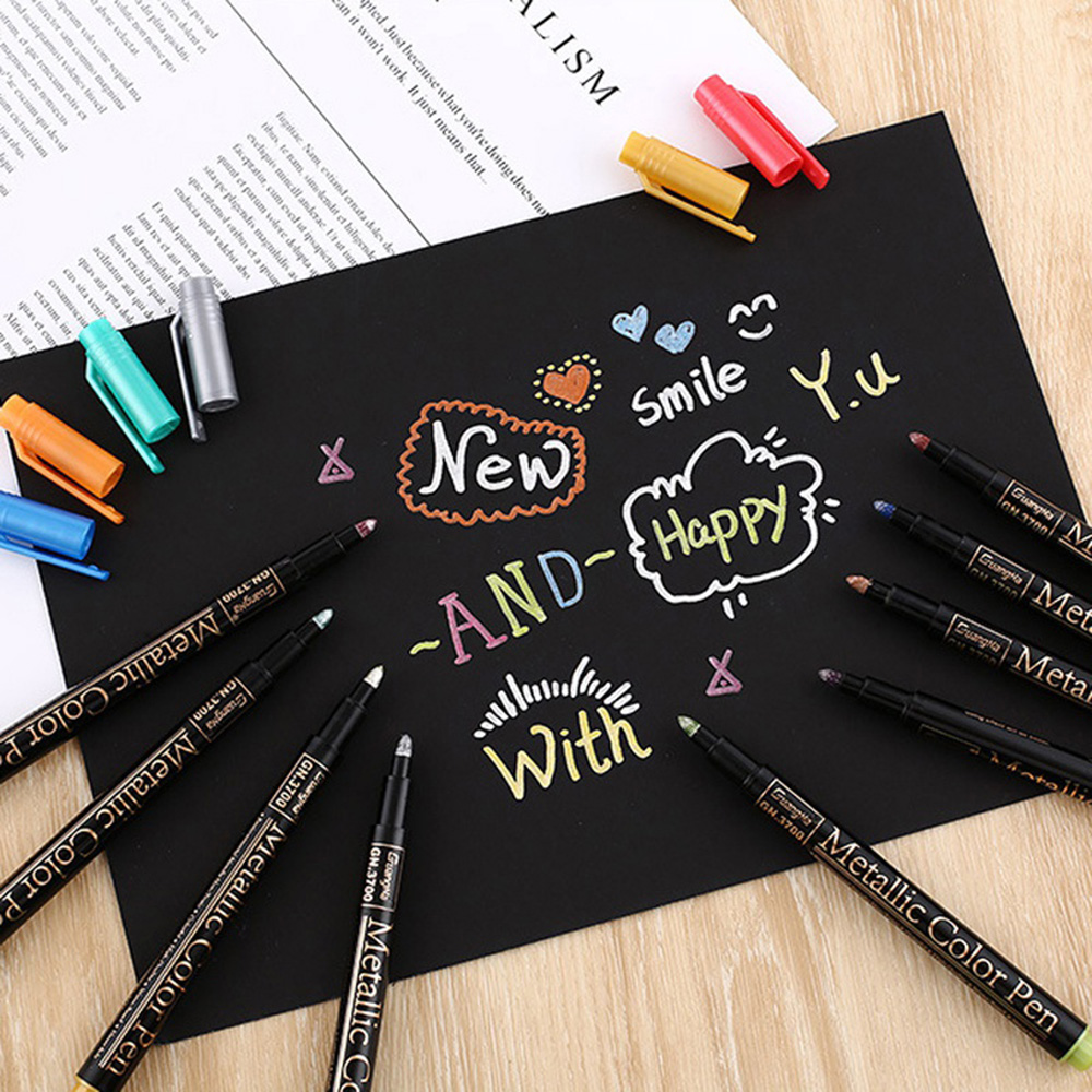 Set 12/ 20 bút lông màu ánh kim dùng để vẽ tranh