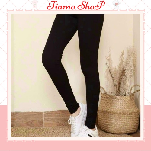 Combo 2 Quần Legging Lót Lông Chất Liệu Umi Cao Cấp, Ấm Chân Form Đẹp, TMS