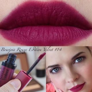 Son kem Bourjois Velvet màu 14 - đỏ mận