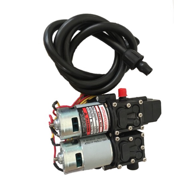 máy bơm áp lực mini 12v đôi