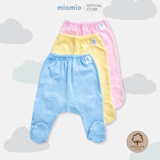 Quần Liền Vớ Trơn MIOMIO - Cho Bé Trai Bé Gái (Từ 0-12 Tháng), Vải Interlock Cotton.